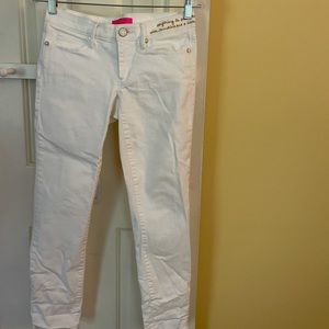 Lilly Pulitzer South Ocean Skinny Crop Jean